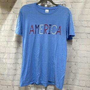 Gildan America patriotic medium cotton t-shirt